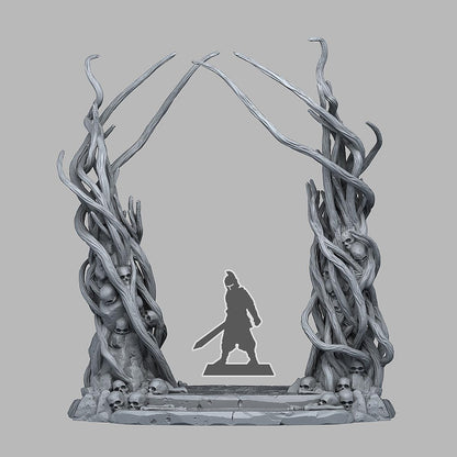 Dark Forest Portal Miniature | Hypnotic Effect Creepy Dungeon Terrain Prop - Plague Miniatures