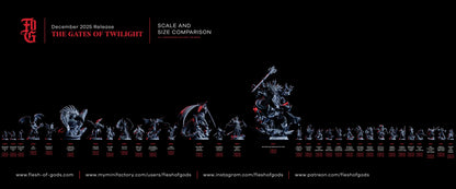 Devilish Goblin Miniature | Goblin Fighter Medium Monstrosity Figurine | 32mm Scale - Plague Miniatures