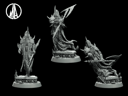 DnD Corrupted Fiend Miniature - 3 Poses - 28mm scale Tabletop gaming DnD Miniature Dungeons and Dragons dnd 5e - Plague Miniatures