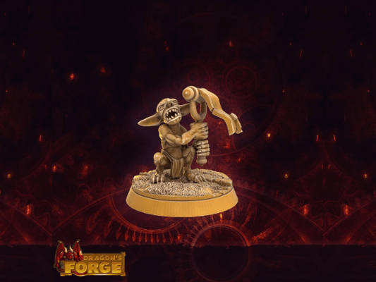 DnD Goblin Miniature Monster MIniature - 6 Poses - 32mm scale Tabletop gaming DnD Miniature Dungeons and Dragons dnd 5e book miniature small miniature - Plague Miniatures shop for DnD Miniatures