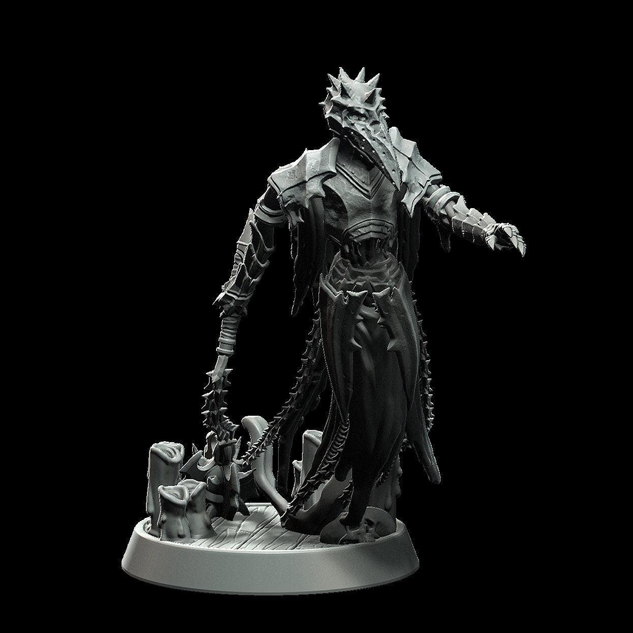 DnD Plagued Wraith Miniature - 3 Poses - 28mm scale Tabletop gaming DnD Miniature Dungeons and Dragons,dnd 5e - Plague Miniatures