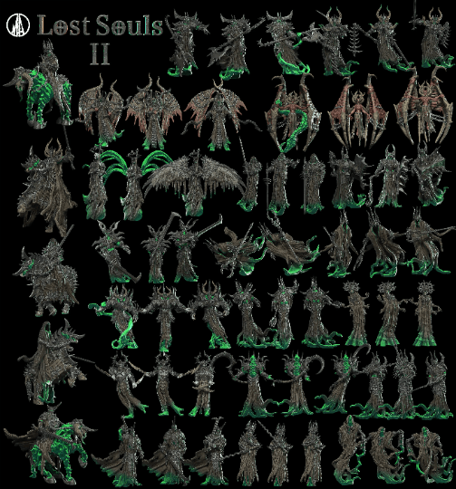 DnD Undead Monster Soul Harvester Miniature 28mm scale Tabletop gaming DnD Miniature Dungeons and Dragons, dnd 5e dungeon master gift demon miniature - Plague Miniatures