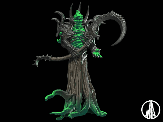 DnD Undead Monster Spiteful Sorcerer Miniature 28mm scale Tabletop gaming DnD Miniature Dungeons and Dragons, dnd 5e dungeon master gift - Plague Miniatures shop for DnD Miniatures