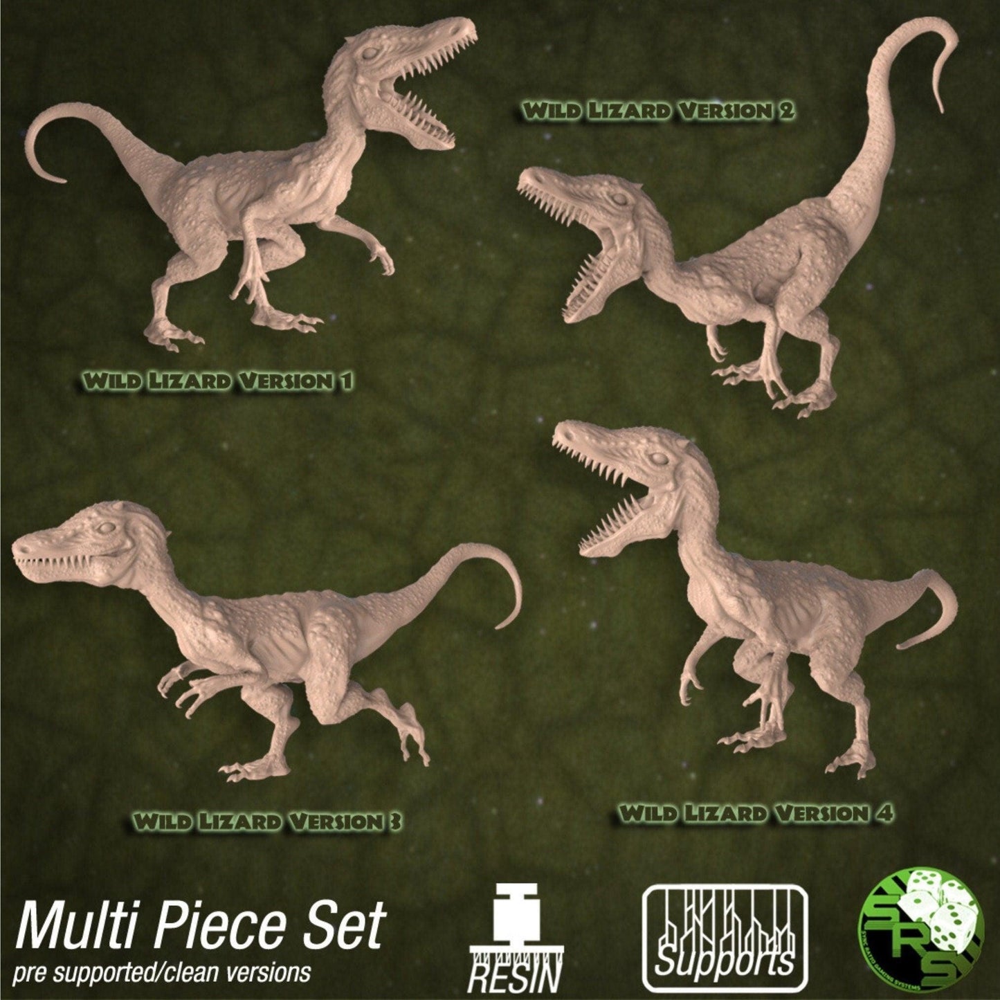 DnD Wild Lizard - 25mm base | 32mm scale | Tabletop gaming DnD Miniature Dungeons and Dragons,dnd monster manual - Plague Miniatures