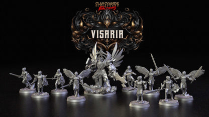 Elenril Viseria's Noble Warrior Miniature | 32mm Scale - Plague Miniatures