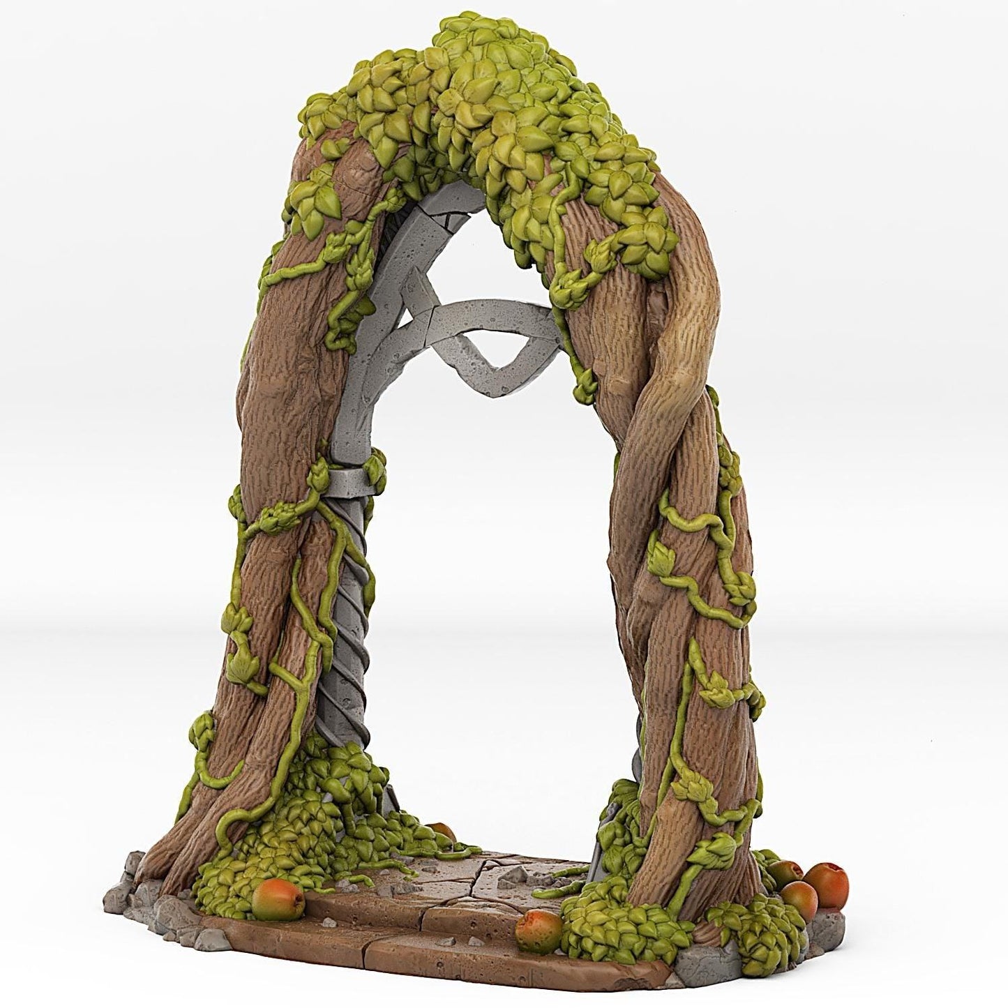 Elvish Portal Miniature | Magic Barrier Effect | Dungeon Terrain Prop | 28mm 32mm Scale - Plague Miniatures