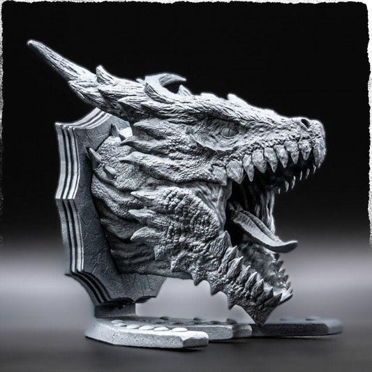 Emerald Dragon Trophy Statue | Fantasy Dragon Decor for Tabletop Gaming Enthusiasts - Plague Miniatures