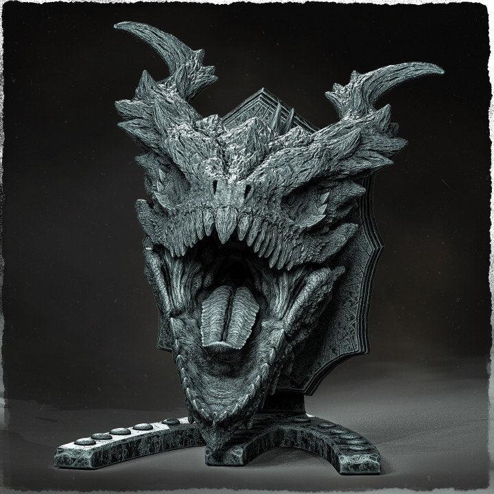 Emerald Dragon Trophy Statue | Fantasy Dragon Decor for Tabletop Gaming Enthusiasts - Plague Miniatures