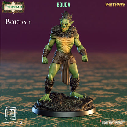 Ethiopian Goblin Creature | Bouda Miniature for DnD 5e | 32mm Scale - Plague Miniatures