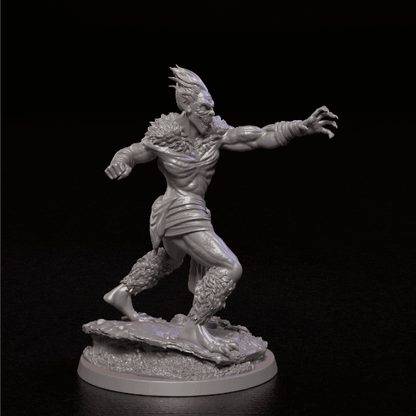 Ethiopian Goblin Creature | Bouda Miniature for DnD 5e | 32mm Scale - Plague Miniatures