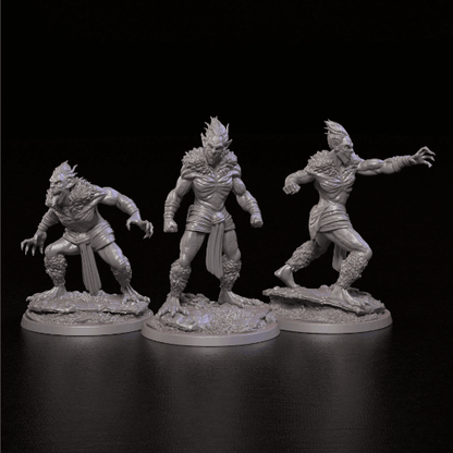 Ethiopian Goblin Creature | Bouda Miniature for DnD 5e | 32mm Scale - Plague Miniatures