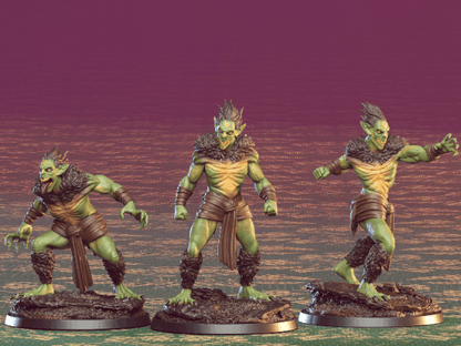 Ethiopian Goblin Creature | Bouda Miniature for DnD 5e | 32mm Scale - Plague Miniatures