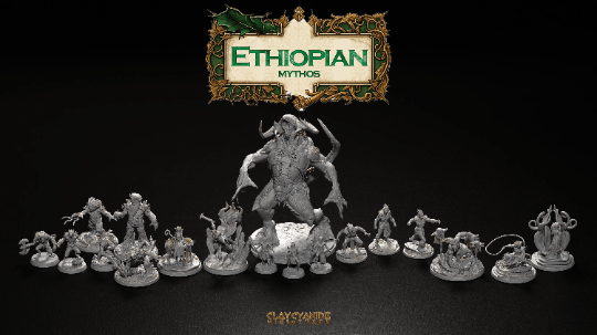 Ethiopian Mandrake Miniature | Enchanted Flora for Tabletop Adventures | 32mm Scale - Plague Miniatures