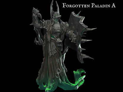 Forgotten Paladin Miniature Monster Miniature | 28mm scale Tabletop gaming DnD Miniature Dungeons and Dragons dnd 5e dungeon master gift demon - Plague Miniatures