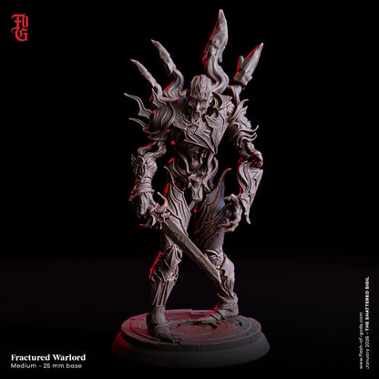 Fractured Warlord Miniature | Undead Construct Monster Figurine | 32mm Scale - Plague Miniatures