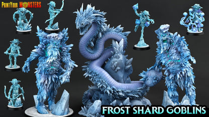 Frost Archer Miniature | Icy Marksman for Everfrost Adventures - Plague Miniatures