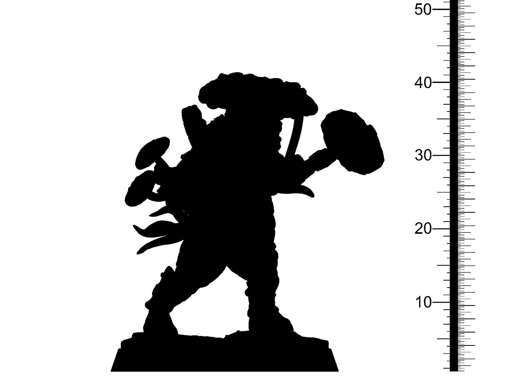 Fungslide Shroomfolk Miniature | Myconid Fungus Folk of Slippery Groves | 32mm Scale - Plague Miniatures