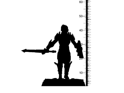 Galadran Viseria's Noble Warrior Miniature | 32mm Scale - Plague Miniatures