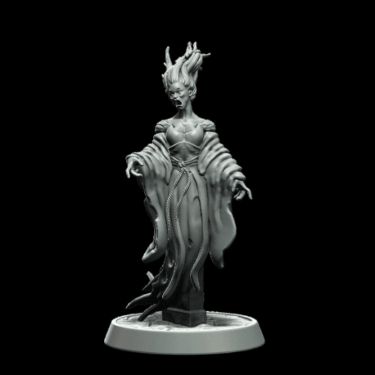 Ghoul Miniature Ghost Miniature Banshee Miniature - 5 Poses - 28mm scale Tabletop gaming DnD Miniature Dungeons and Dragons,dnd 5e - Plague Miniatures