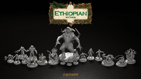 Goblinoid Miniature | Ethiopian Bouda Figurine | 32mm Scale - Plague Miniatures