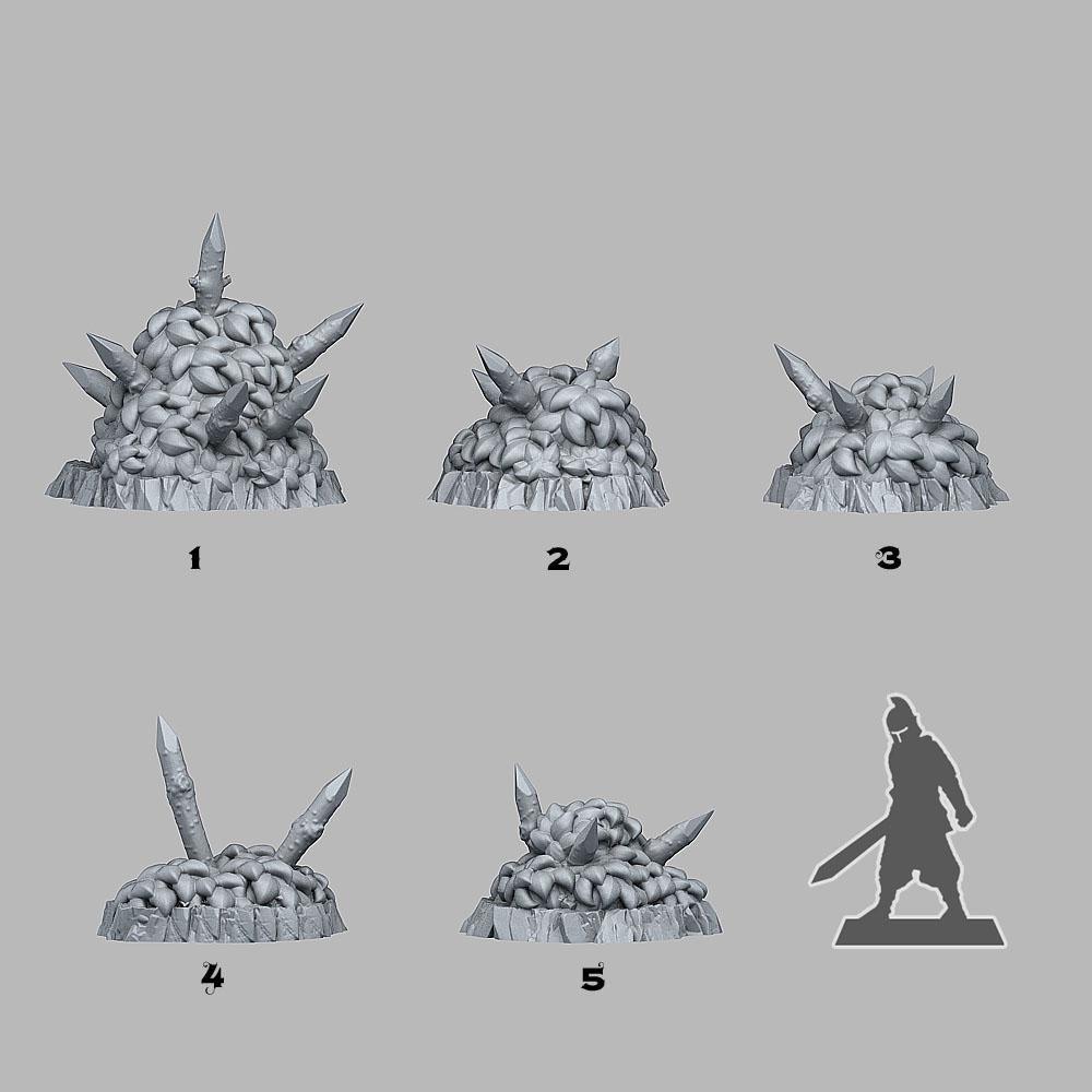 Grass Stake Trap | Hidden Peril | Wargaming Rough Terrain Set | 28mm Scale or 32mm Scale - Plague Miniatures