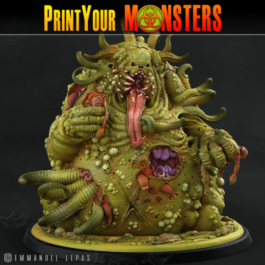 Greater Pestilent Demon Miniature | Malevolent Abyssal Aberration - Plague Miniatures