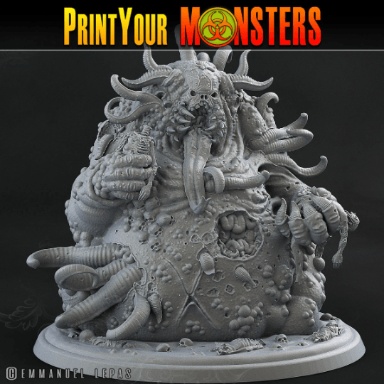 Greater Pestilent Demon Miniature | Malevolent Abyssal Aberration - Plague Miniatures