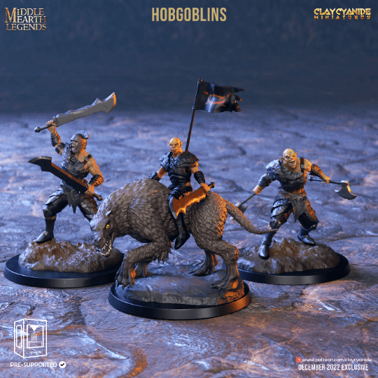 Hobgoblin Miniature: A Fearsome Goblin Figurine for Fantasy Adventures | 32mm Scale - Plague Miniatures