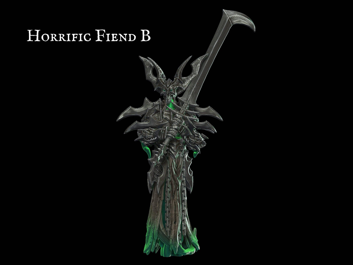 Horrific Fiend Miniature Undead Miniature 28mm scale Tabletop gaming DnD Miniature Dungeons and Dragons, ttrpg dnd 5e dungeon master gift - Plague Miniatures