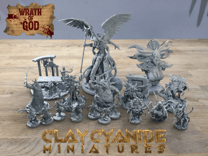 Huge Bust of Morbi | Undead Lord Sculpture - Plague Miniatures