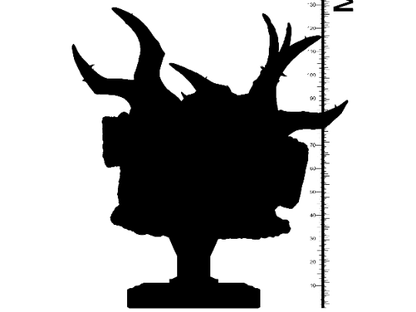 Huge Bust of Pazuzu | Demon Lord Sculpture - Plague Miniatures