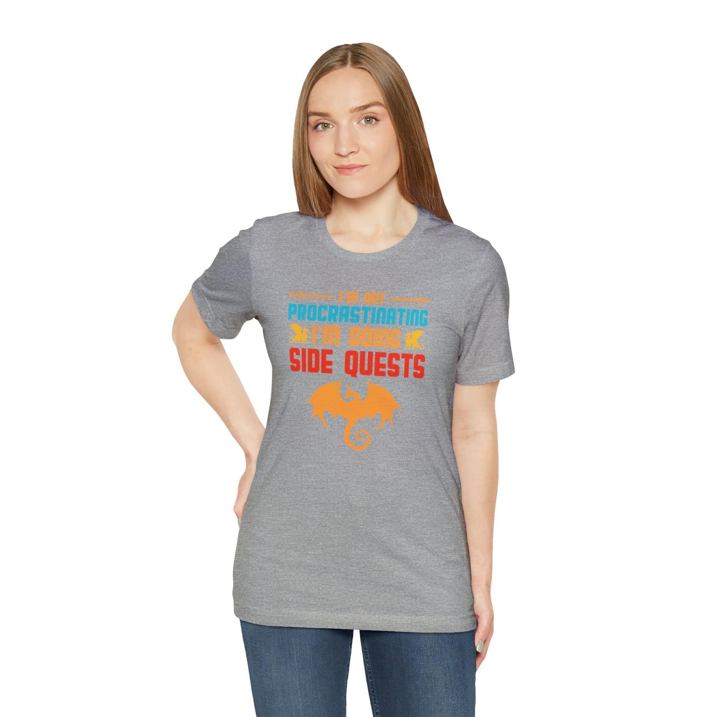 I'm not procrastinating I'm doing side quests retro tee | DM shirt | Dungeon Master gift | dnd shirt | gaming shirt | dungeons and dragons - Plague Miniatures
