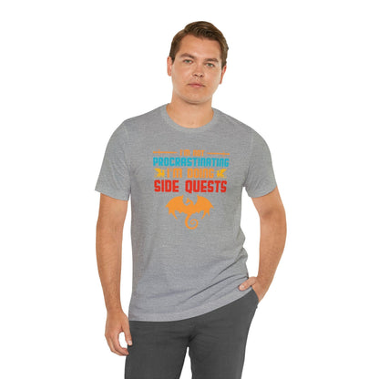 I'm not procrastinating I'm doing side quests retro tee | DM shirt | Dungeon Master gift | dnd shirt | gaming shirt | dungeons and dragons - Plague Miniatures