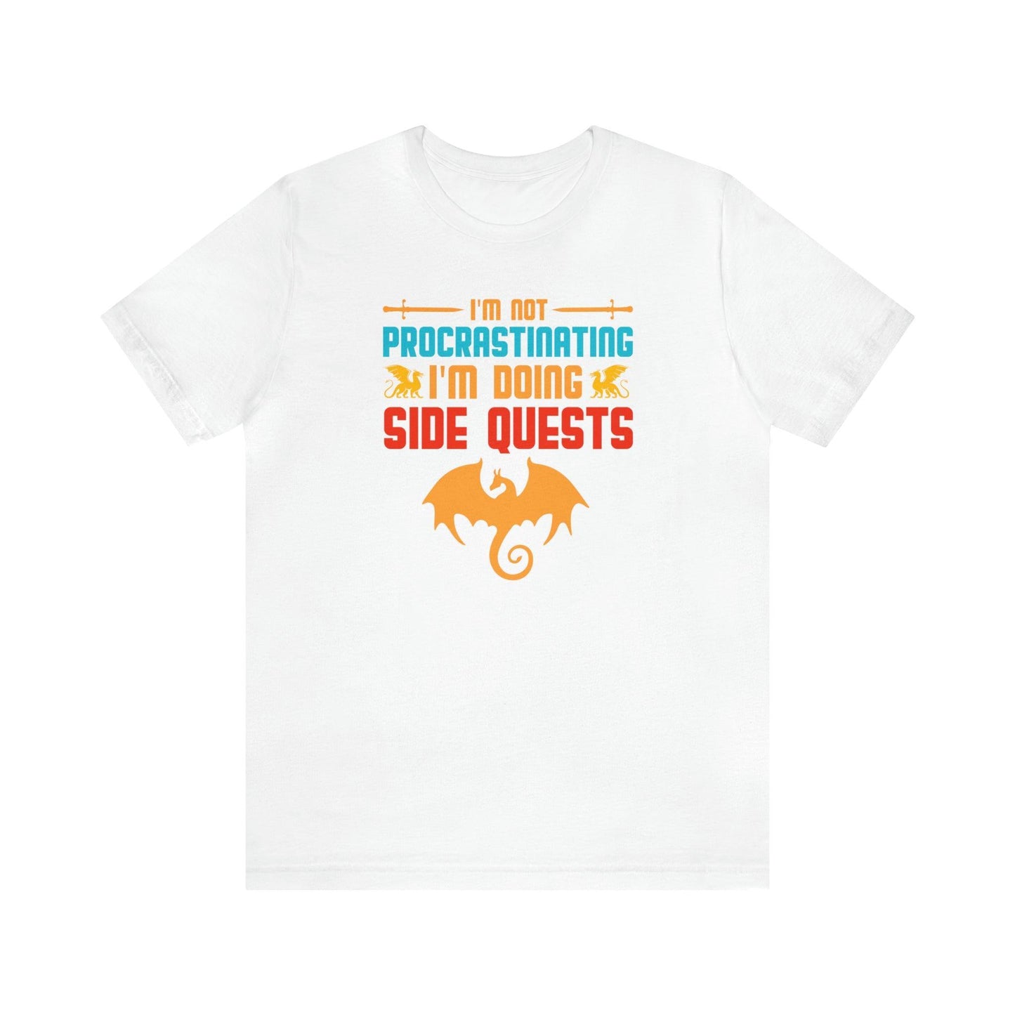 I'm not procrastinating I'm doing side quests retro tee | DM shirt | Dungeon Master gift | dnd shirt | gaming shirt | dungeons and dragons - Plague Miniatures