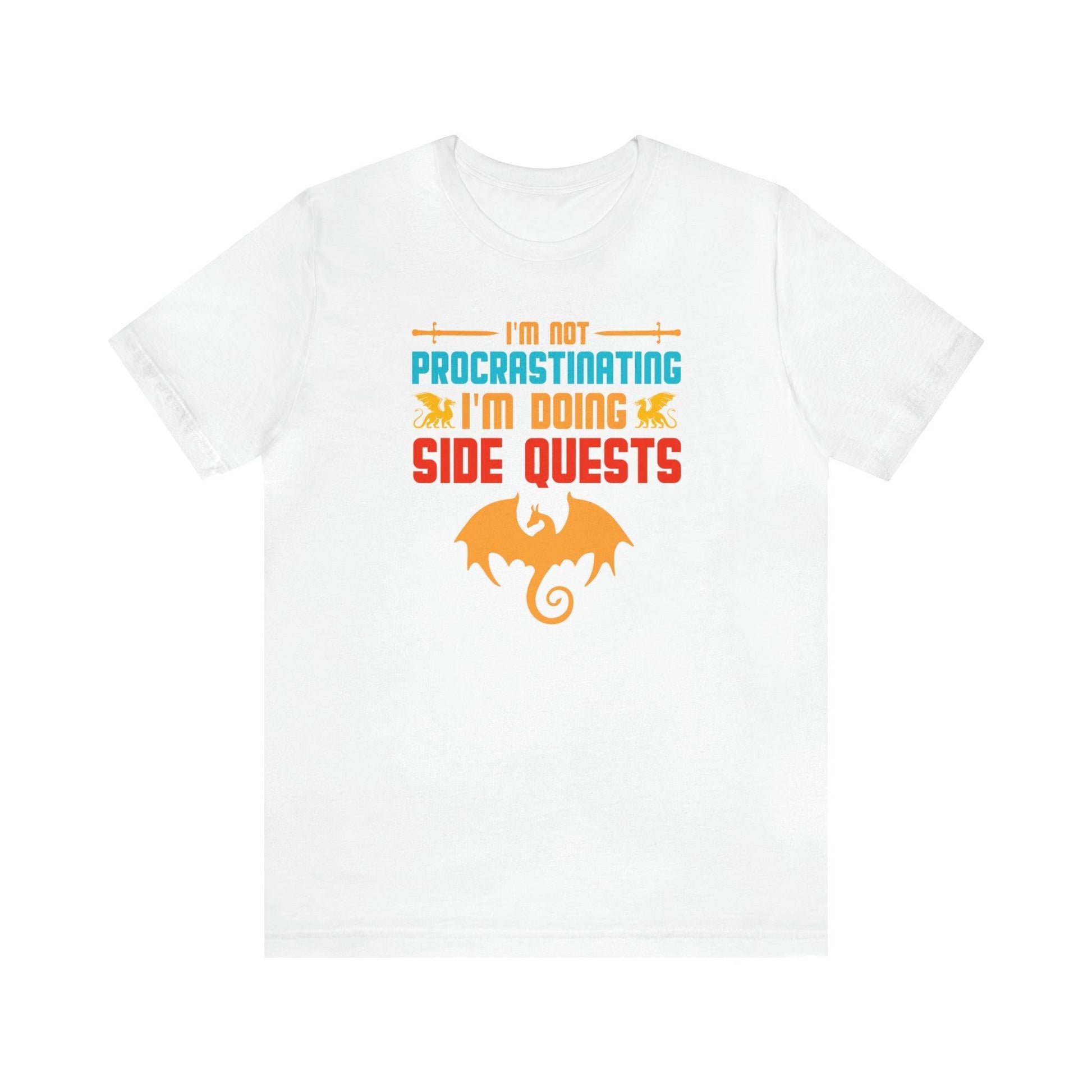 I'm not procrastinating I'm doing side quests retro tee | DM shirt | Dungeon Master gift | dnd shirt | gaming shirt | dungeons and dragons - Plague Miniatures