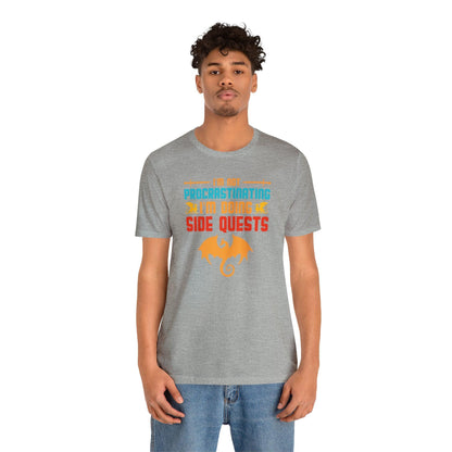 I'm not procrastinating I'm doing side quests retro tee | DM shirt | Dungeon Master gift | dnd shirt | gaming shirt | dungeons and dragons - Plague Miniatures