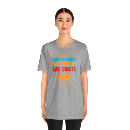 I'm not procrastinating I'm doing side quests retro tee | DM shirt | Dungeon Master gift | dnd shirt | gaming shirt | dungeons and dragons - Plague Miniatures