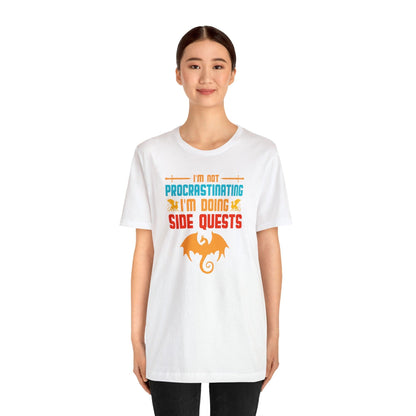 I'm not procrastinating I'm doing side quests retro tee | DM shirt | Dungeon Master gift | dnd shirt | gaming shirt | dungeons and dragons - Plague Miniatures