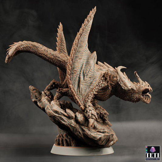 Icemaw, Ice Wyvern Miniature | Large Monstrosity Dragon - Plague Miniatures