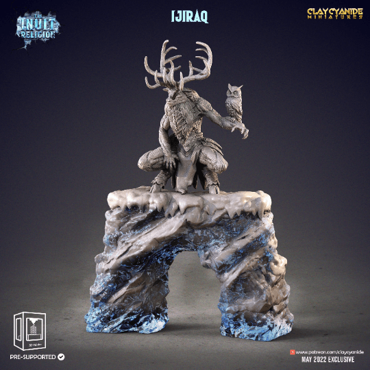 Ijiraq Monster Miniature | Figure for Tabletop Gaming | 32mm Scale - Plague Miniatures shop for DnD Miniatures