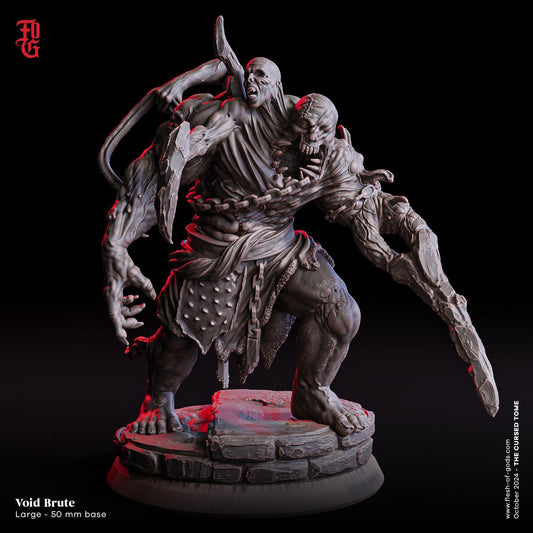 Void Brute Miniature | Undead Aberration Monster Figurine | 50mm Base