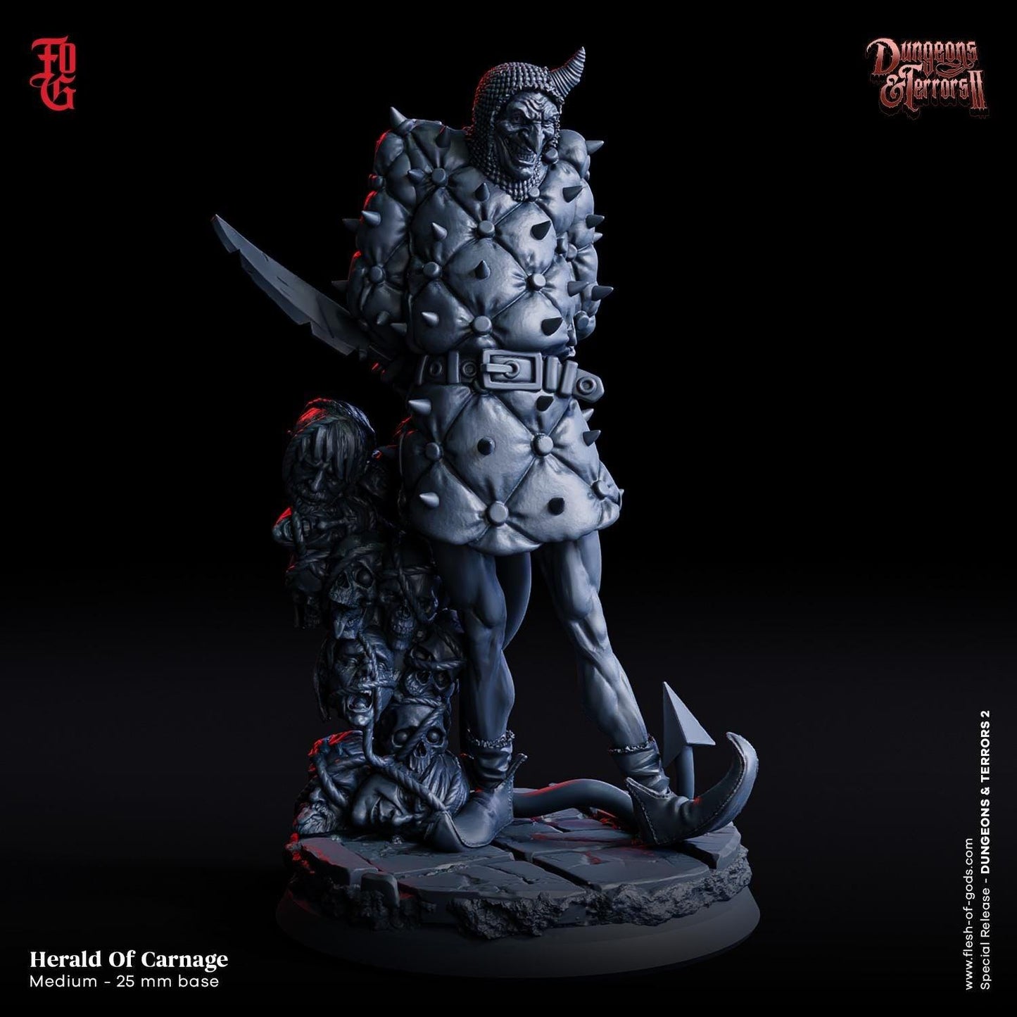 Herald of Carnage Miniature | Clownish Terror | 32mm Scale