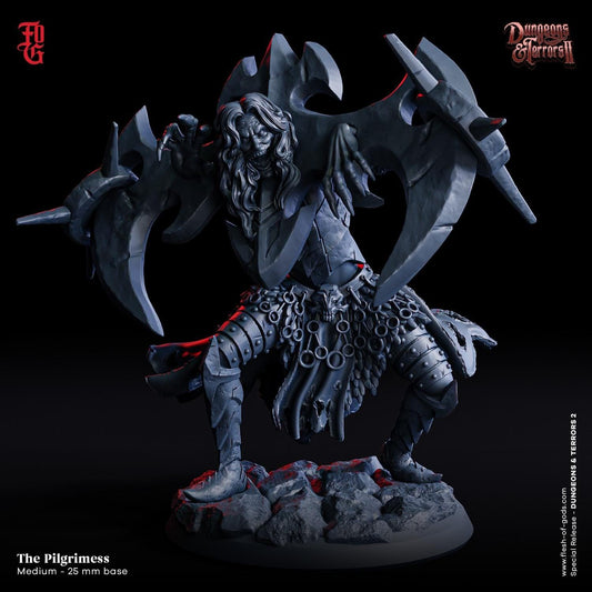 Ghost - The Pilgrimess Miniature | Spirit of Sorrow |32mm Scale