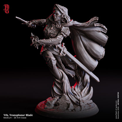 Yth, Transplanar Blade Resin Bust Statue | Female Rogue Assassin Figurine