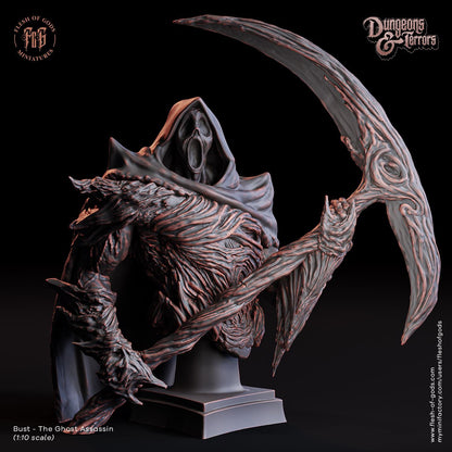 Ghost Assassin Resin Bust Statue | Death Reaper Horror Decor - Plague Miniatures