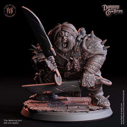 The Walking Doll Miniature | Possessed Horror | 50mm Base - Plague Miniatures