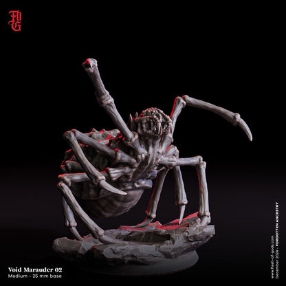 DnD Spider Miniature | Void Marauder Arachnid Monster Figurine | 32mm Scale