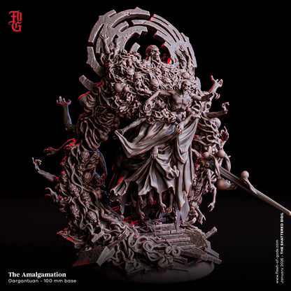 Amalgamation Miniature | Gargantuan Aberration Monstrosity Figurine | 100mm Base