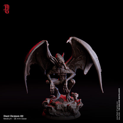 Goblin Dust Demon Miniature Creature Monster Sands Scifi Sci-fi Figurine | 32mm Scale 25mm Base | DnD Miniature Dungeons and Dragons DnD 5e