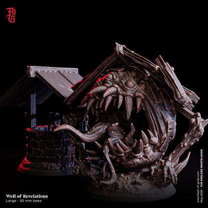 Mimic Set Well of Revelations Miniature Monster Scifi Sci-fi Figurine | 32mm Scale 50mm Base | DnD Miniature Dungeons and Dragons DnD 5e